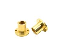Linear Motion Ball Screw Machine Parts 2pcs T18*4 Trapezoidal Screw Nut Length 100-1500mm Stepper Motor Machines Parts(250mm)