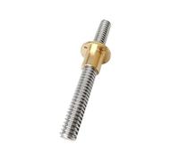 Linear Motion Ball Screw Machine Parts 304 Precision Stainless Steel Trapezoidal Threaded Screw T18*4 Large With Copper Nut T16 T20 T25 T30 Diameter 18(450mm)