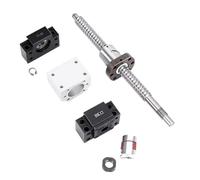 Linear Motion Ball Screw Machine Parts 4pcs HGW20CC Carriage + SFU1610 Ball Screw + 2pcs HGR20 Linear Square Guides Rail +End Support+Coupling+Nut Housing(400mm)