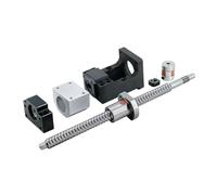 Linear Motion Ball Screw Machine Parts 4pcs HGW30CC Linear Slide + HGR30 Guide Assembly L300-1000mm + Ball Screw SFU3205 HM25-110(1000mm)