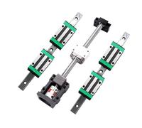 Linear Motion Ball Screw Machine Parts Ball Screw Kit SFU1204 +HGR15 Linear Guide With 4pcs HGH15CA Slider Blocks L550-1000mm+HM10-57 For Part(550mm)