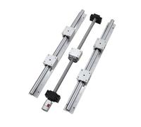 Linear Motion Ball Screw Machine Parts Ball Screw Length 200mm-1000mm SFU1605 +Ball Nut+BKBF12 End Support+Coupling+DSG16H+2pcs SBR16UU Linear Rail For XYZ(700mm)
