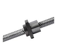 Linear Motion Ball Screw Machine Parts Ball Screw SFE1616 200 300 400 450 500 550 600 650mm Rolled BK/BF12 End Machined 1pcs + Single Nut(200mm)