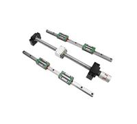 Linear Motion Ball Screw Machine Parts Ball Screw SFU1605 +2pcs Linear Guide Rail HGR20+4pcs Linear Block HGH20CA 300-1000mm For Parts(800mm)
