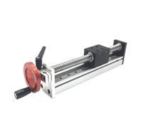 Linear Motion Ball Screw Machine Parts C7 Ball Screw SFU1610 Manual Linear Rail Guide Effective Stroke 50~1000mm MGN12R Guide MGW12C Handwheel Sliding Table(300MM Stroke)