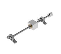 Linear Motion Ball Screw Machine Parts CNC Router Kit T8 Screw Set Horizontal Vertical Pitch 2mm Lead 8mm(Vertical 500mm)