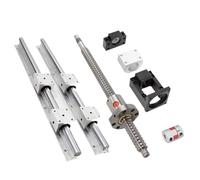 Linear Motion Ball Screw Machine Parts Length 200mm-1000mm SFU1605 Ball Screw + Nut+BF12 End Support+Coupling+DSG16H+ SBR16 Set Linear Rail(1000mm)