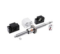 Linear Motion Ball Screw Machine Parts SFU1605 16mm Rolled Ballscrew Set 200mm-1000mm + BKBF12 Support + DSG16H Nut Housing + Flexible Coupling(650mm)