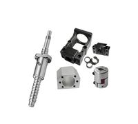 Linear Motion Ball Screw Machine Parts SFU2504 Ball Screw L=150mm-1000mm+HM20-110 Cast Iron Nema42 C7+DSG25H+Plum Coupling XB40*65(500mm)
