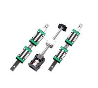 Linear Motion Ball Screw Machine Parts SFU2510 Ball Screw Assembly + 4pcs HGH25CA Slide + 2pcs HGR25 Linear Guide Assembly L300-1000mm + HM20-86(850mm)