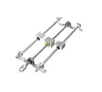 Linear Motion Ball Screw Machine Parts Shaft Rod Set T8 Dual Lead Screw Coupling Bearings Support Block KP08 SCS8UU 150mm-500mm Optical Axis(300mm)