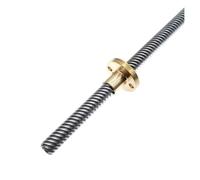 Linear Motion Ball Screw Machine Parts T8 350mm 3D Printers Parts Helical Pitch 1mm 2mm 4mm 8mm 10mm 12mm Trapezoidal Screws With Nut(Helical pitch 4mm)