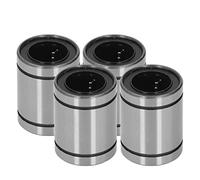 Linear Motion Bearing LM20UU Premium Bushing Bearing Set High Accuracy Low Noise Durable Steel for Robot Automation Equipment 3D Printer 20mm ID 32mm OD 42mm Width 4Pcs