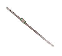 Linear Motion Rail Bearing Block High Speed Low Noise Linear Guide Slide Block with Automatic Aligning Ability for 3D Printing CNC Robotics Automation Alloy Steel Bearing Steel (MGN12H-450)