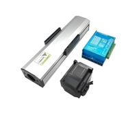 Linear Motor Driver Kit 70KG Load Enclosed Linear Rail Guide Motorized Heavy Duty Ballscrew Slide Table SFU1605 4PCS MGN12C(1.5Nm All In One,100mm)