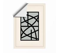 Linear Network Geometric Unframed Wall Art Print A1 (84.1×59.4cm), Wall Decor for Living Room, Bedroom, Office & Home, Art Gift