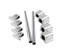 Linear Optical Axis Hard Shaft Guide Rail Slider Set Support Seat 2PCS SK50 SHF50+4PCS SCS50UU+1PC(SK50 SCS50UU,1150mm)