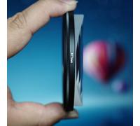 Linear Pattern Lens Filter Crafted from Transparent Glass for Creative Imaging Applications Works with 58 67 72 77 82mm Lens Thread Sizes (58mm)