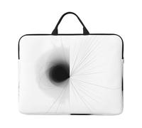 Linear Patterned Laptop Sleeve (16.5x12.2 inches), Anti-Collision Protective Shell, Portable Handheld Design