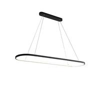 Linear Pendant Light LED Dimmable Chandelier with Remote Control, 26W Ceiling Lamp for Dining Table, Kitchen Island, 70cm Design