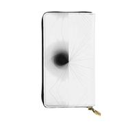 Linear Printed Clutch (7.5x4.1 in) | Leather Wallet