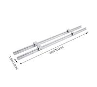 Linear Rail 2PCS SBR12-1000mm Linear Guide 4 PCS Square Type Carriage Bearing Blocks for Automated Machines and Equipments IINKUEYK