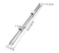 Linear Rail 2PCS SBR16-1500mm Linear Slide Rail 4PCS SBR16UU Bearing Block CNC Kit for Automated Machines and Equipments IINKUEYK