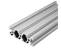 Linear Rail Extrusion T-slot， 2060 EU Std Anodized Aluminum Extrusion 20x60mm Multicolor 50-1000mm Fish Tank Stands(Silver,300mm 11.81" long)