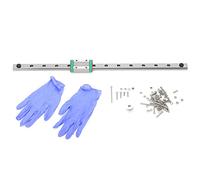 Linear Rail Guide Stainless Steel Plastic Upgrade X Axes Set for Prusa Mk3s Printer Durable Sturdy Easy Install Smooth Sliding Motion Engineered 350mm Length