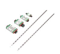 Linear Rail, Linear Sliding Gide 2pcs Linear Guide+4 MGN7C Pcs Block MGN7 300 350 400 450 500 550mm Miniature Linear Rail Slide 3D Printer(550mm)