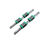 Linear Rail, Linear Sliding Gide Linear Guides 2pcs 200mm-2400mm HGW25 Linear Rails + 4pcs HGH25CA Blocks Slides(2200mm)