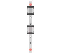 Linear Rail MGN12C Miniature Linear Bearing Slider Kit with 2 Slide Blocks 300mm 11.81in High Load Capacity for 3D Printers and CNC Parts Small Lightweight Design High Rigidity and (100mm)