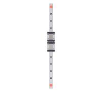 Linear Rail MGN12C Miniature Linear Bearing Slider Kit with 2 Slide Blocks 300mm 11.81in High Load Capacity for 3D Printers and CNC Parts Small Lightweight Design High Rigidity and (300mm)