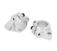 Linear Rod Shaft Support Guide Bearing Support Aluminum Alloy Linear Rail Guide Support for 20mm Diameter Shaft (SHF20, 2PCS)