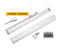 Linear Scale, 1μm KA-300 TTL 570mm~720mm 770mm 820mm 870mm920mm1020mm Optical Grating Ruler Linear Scale For Turning Lathe Milling(KA-300-1020mm-1U)