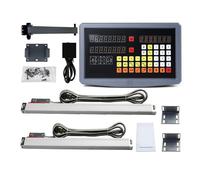 Linear Scale, 2 Axis Digital Readout System + 2pcs Linear Encoder Scale Dimensions 200 300 400 500 600 700 800 900mm(Groen)