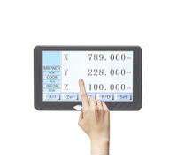 Linear Scale Encoder, 3 Axis LCD Full Touch Screen Digital Readout DRO Metal Cover Linear Scale Display Counter For Milling Lathe for Mill Machine