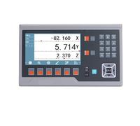 Linear Scale Lathe LCD YH800-2P Multi-Language Digital Readout Optical Encoder Linear Scales 50mm to 1000mm for DRO Tools Lathe Milling(One Piece Display)