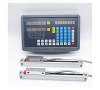 Linear Scale SNS-2V 2 Axis Digital Readout 2 Pieces 0-1000mm Linear Scale Encoder for Milling Lathe Machine for DRO Tools Lathe Milling(0.005mm Complete kit)