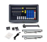 Linear Scale SNS-2V 2 Axis Kit Milling Lathe Digital Readout with 2PCS 5um Optical Ruler Linear Scale Encoder for DRO Tools Lathe Milling(0.005mm Complete kit)