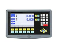 Linear Scales, Lathe Milling 9 Language 2 Axis LCD DRO Digital Readout and 2 Pieces 50-1000mm Linear Scale Encoder Grating Ruler for Milling Machine(HS800-2)