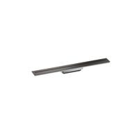 Linear Shower Drain Axor Drain Wall mounting 700mm Polished Black Chrome
