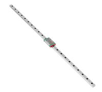 Linear Sliding Rail, 1Pcs 250Mm 300Mm 400Mm 500Mm 550Mm Miniature Accurate Metal Linear Guide Rail, With 1Pcs Slide Block, Slide Rail Linear (550mm)