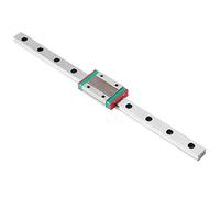 Linear Sliding Rail, 1Pcs 250Mm 300Mm 400Mm 500Mm 550Mm Miniature Accurate Metal Linear Guide Rail, With 1Pcs Slide Block, Slide Rail Linear (250mm)