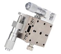 Linear Sliding Table XY Axis Guide Cross Roller Stage Stainless Steel High Accuracy Manual Platform 40x40mm M2GS40 for Precision Equipment Motion Control