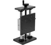 Linear Stage Actuator, Sliding Table Linear Rail Guide, Manual Cross Slide Rail, 100mm/200mm/400mm Stroke, Z-axis Lifting Platform, For DIY CNC Router, Mechanical Engineering(400mm)