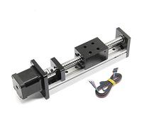 Linear Stage Actuator with Square Rails and Ballscrew for DIY CNC Router Axis Movement