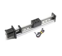 Linear Stage Actuator with Square Rails and Ballscrew for DIY CNC Router Axis Movement