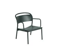 Linear Steel Armchair Dark Green