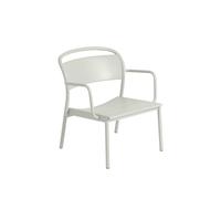 Linear Steel Armchair Gray